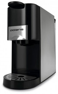 Кофеварка комбинированная Polaris PCM 2020 3-in-1, черный/серебристый
