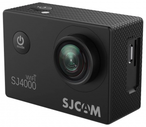 Экшн-камера SJCAM SJ4000 WiFi, 12МП, 1920x1080, 900 мА·ч, черный